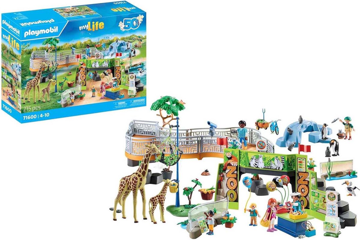 PLAYMOBIL Dierenpark Mijn Leven 50 Jaar - 71600