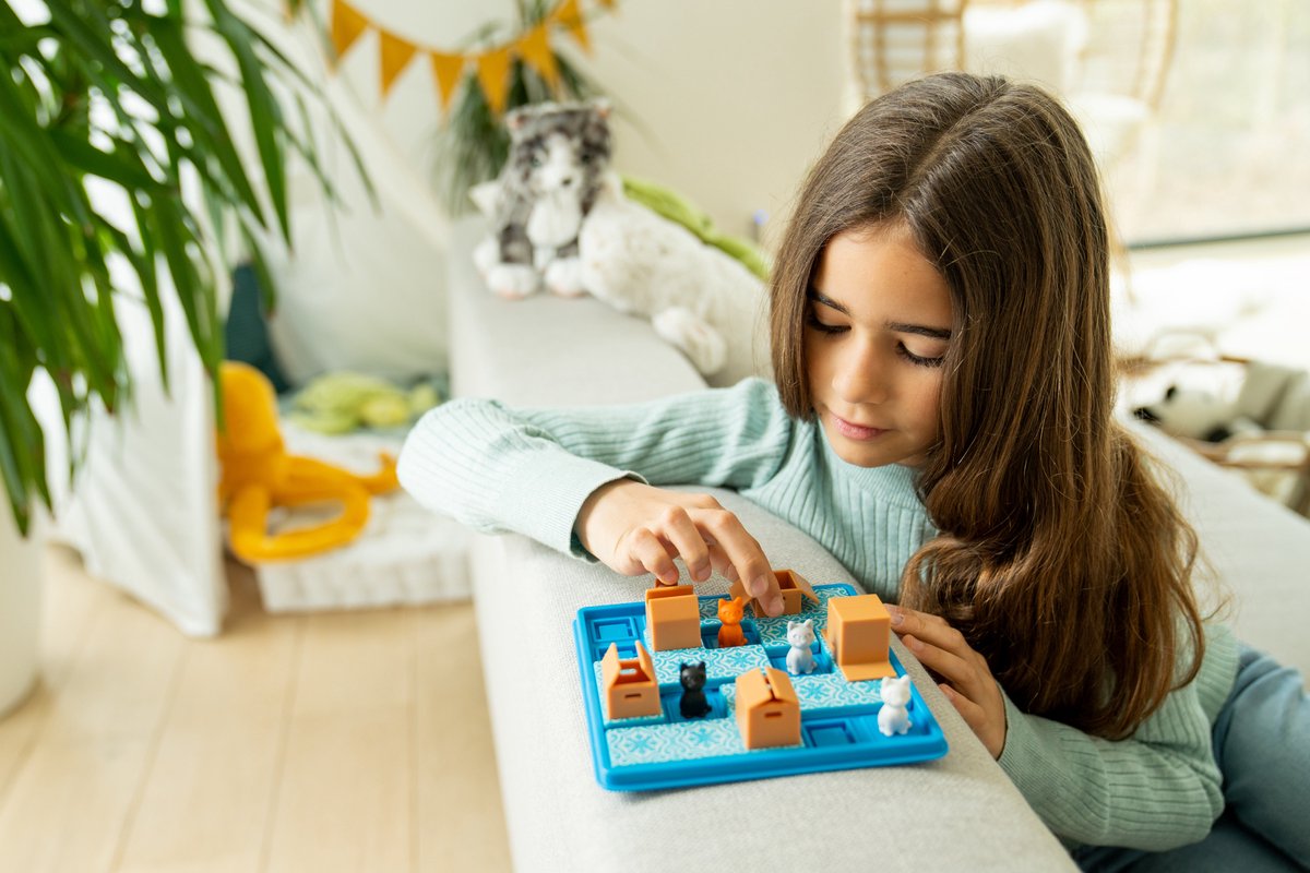 SmartGames CATS & BOXES - Uitdagend Doolhofspel