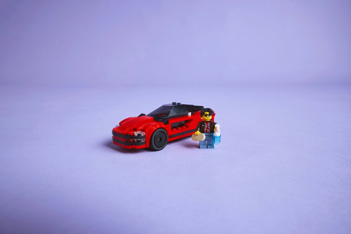 LEGO City Rode Sportwagen Superauto - 60448