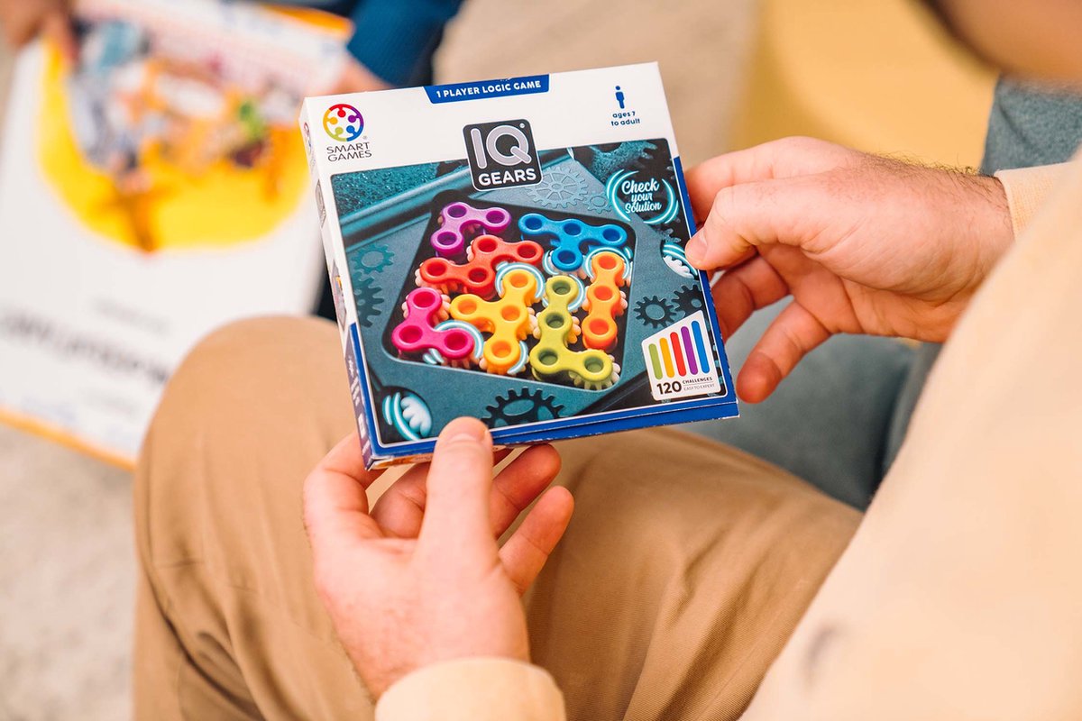 SmartGames IQ Gears - 120 Uitdagende Puzzels