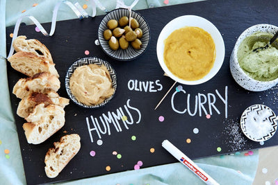 edding 4095 Vloeibare Krijtmarker Wit - Set van 2 - Ronde Punt