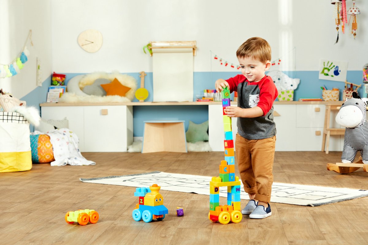 Mega Bloks Alfabet Trein - Educatief Bouwplezier