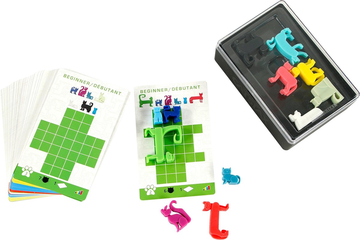 999 Games Smart Cat Stax - Puzzelspel voor Dierenliefhebbers
