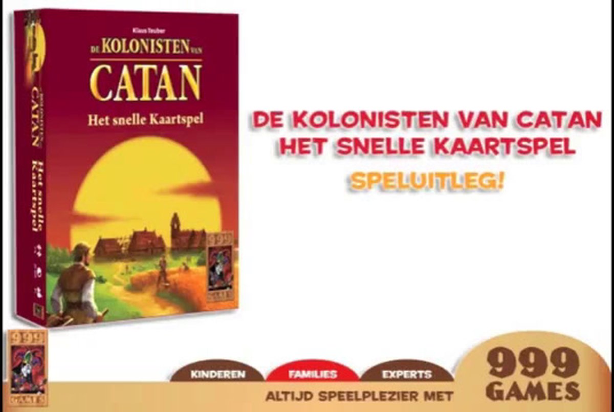999 Games De Kolonisten van Catan: Snel Kaartspel