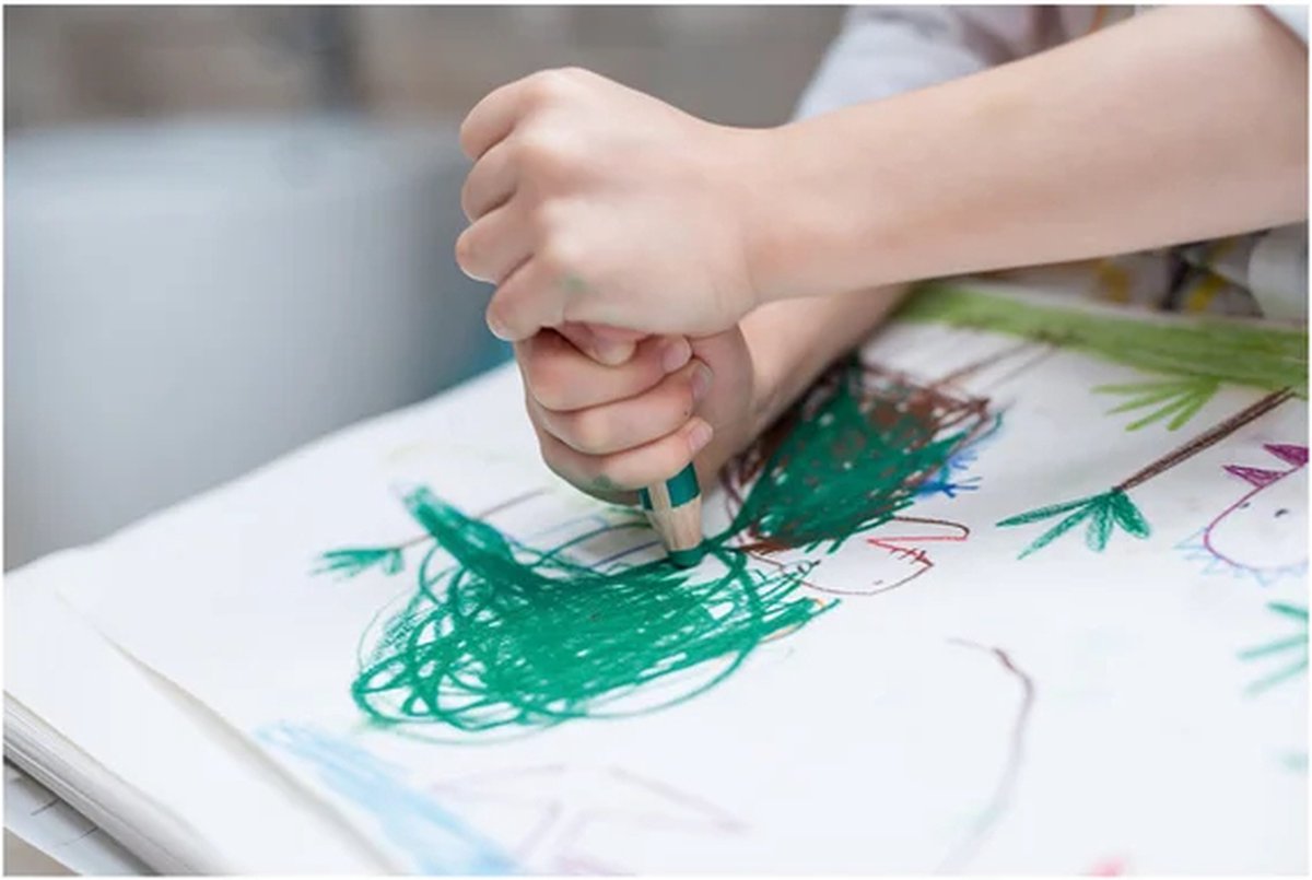 STABILO Woody 3-in-1 Kleurpotloden Set - 10 Stuks