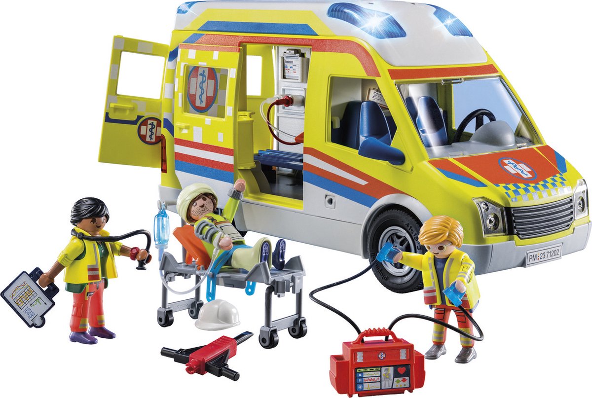 PLAYMOBIL City Life Ambulance met Licht & Geluid