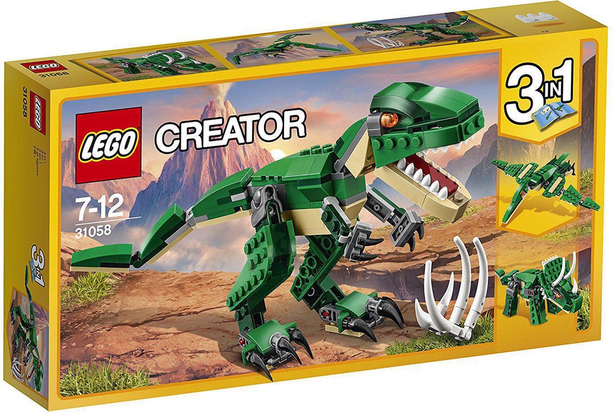 LEGO Creator Woeste Dinosaurus 3-in-1 - 31058