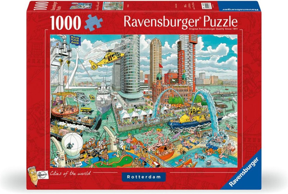 Ravensburger Puzzel Fleroux Rotterdam - 1000 Stukjes