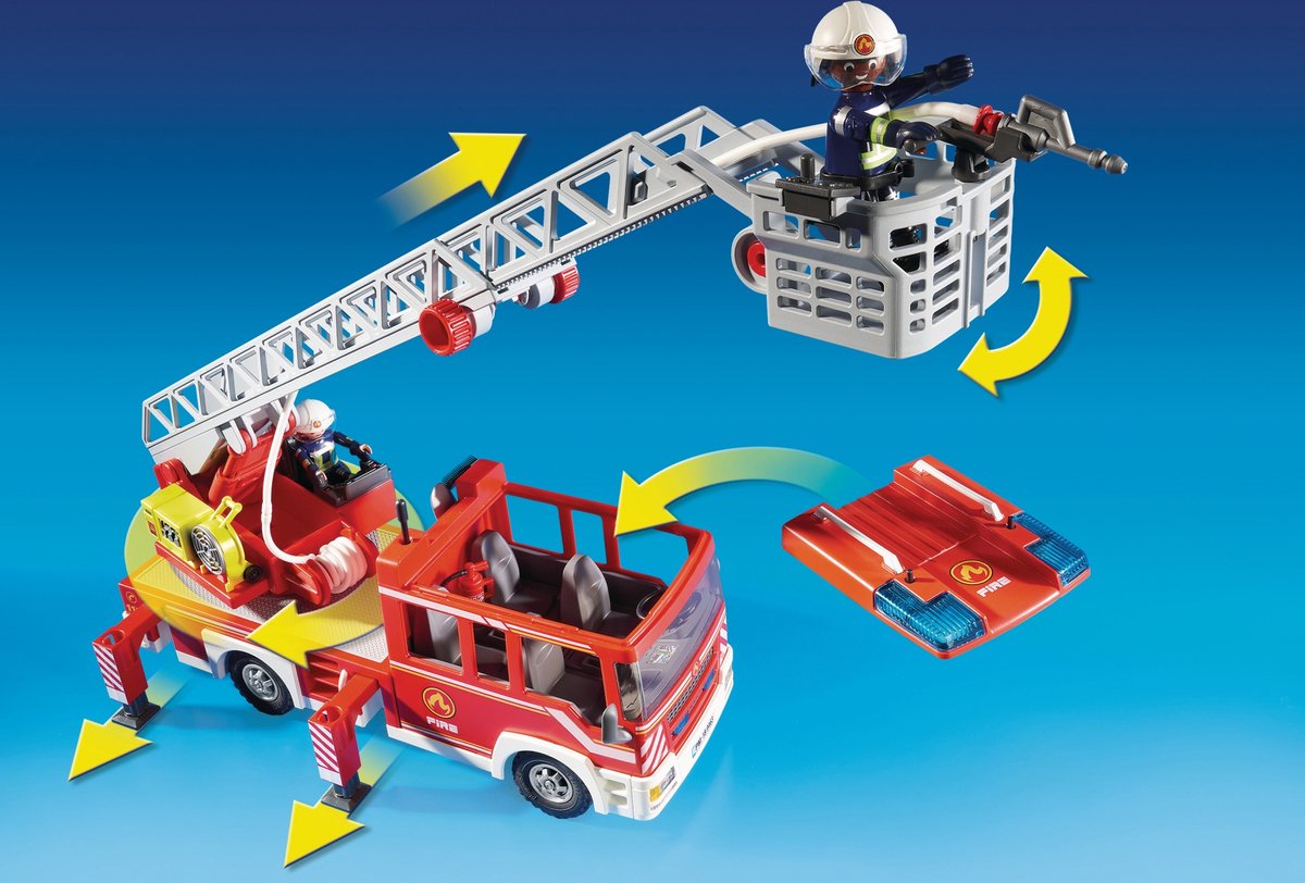 PLAYMOBIL City Action Brandweer Interventiewagen - 9464