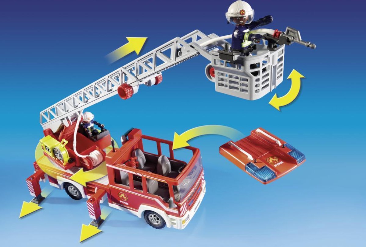 PLAYMOBIL City Action Brandweer Interventiewagen - 9464
