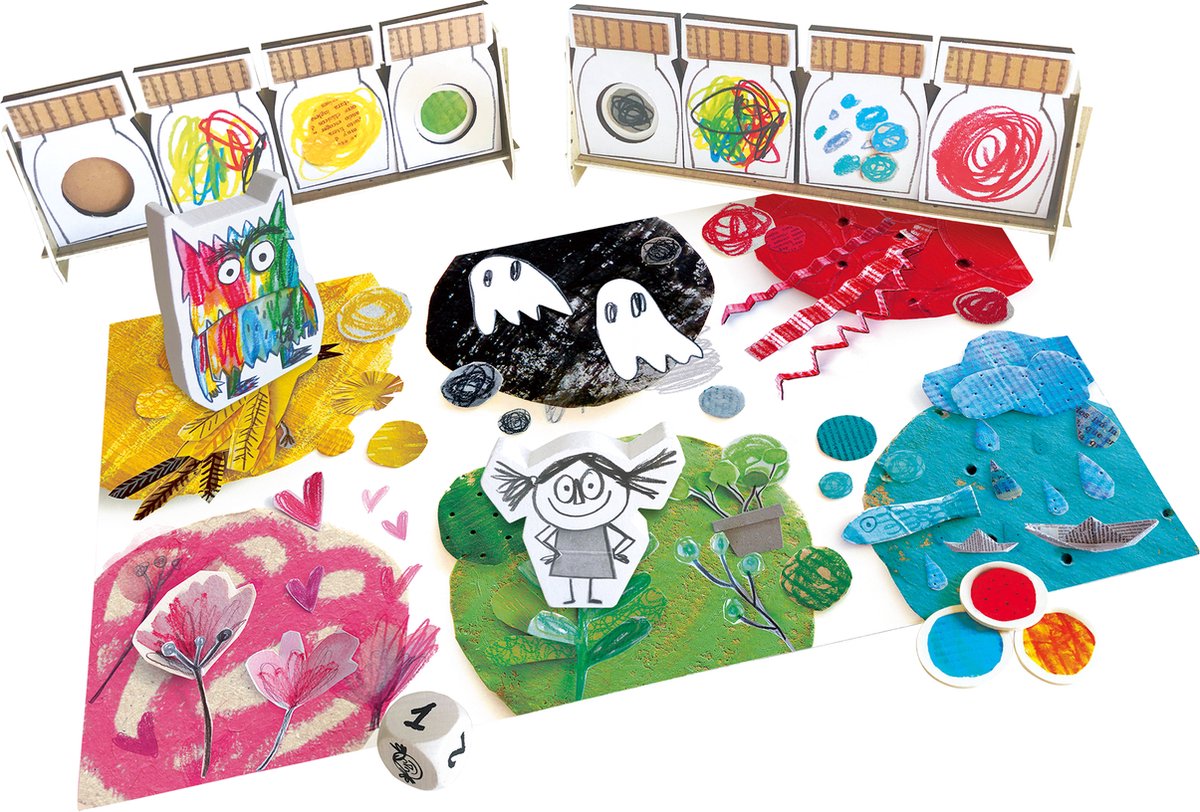 Purple Brain Het Kleurenmonster Educatief Bordspel