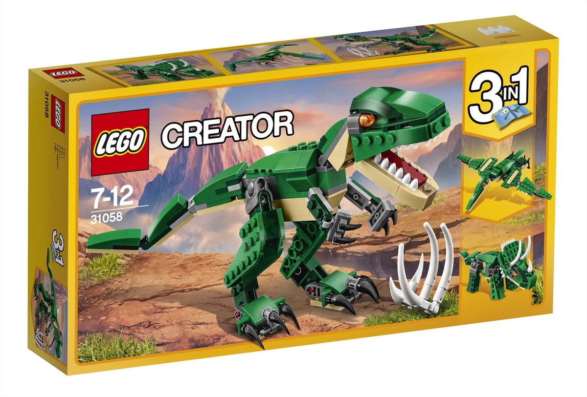 LEGO Creator Woeste Dinosaurus 3-in-1 - 31058