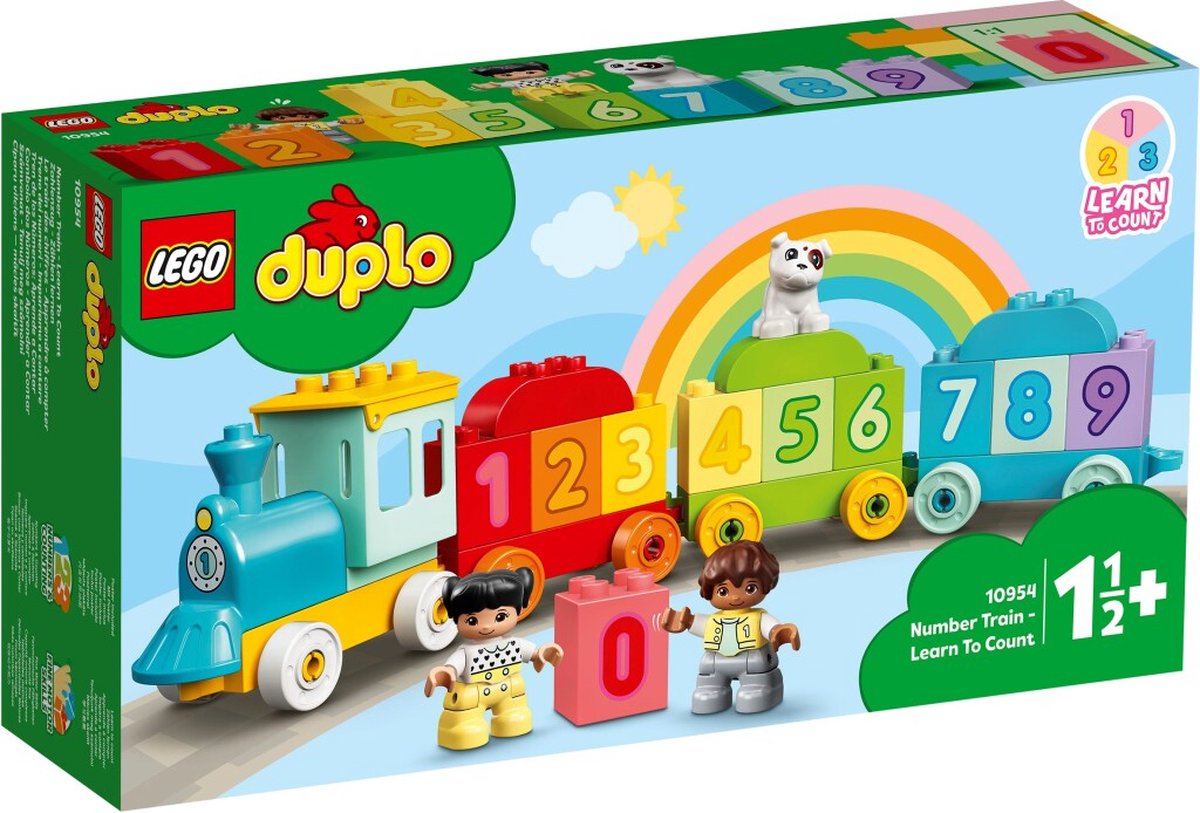 LEGO DUPLO Cijfer Trein met Speelblokken - 10954