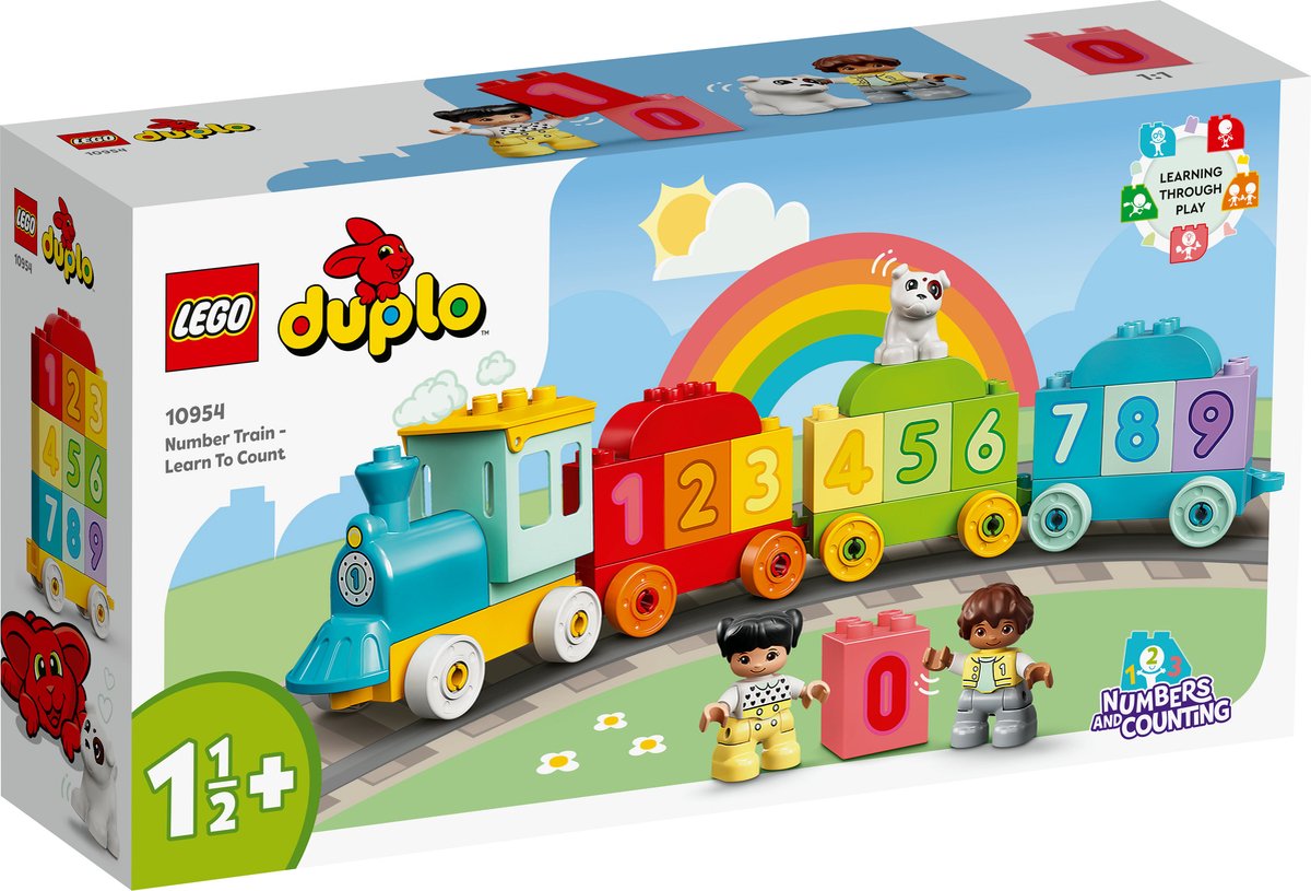 LEGO DUPLO Cijfer Trein met Speelblokken - 10954