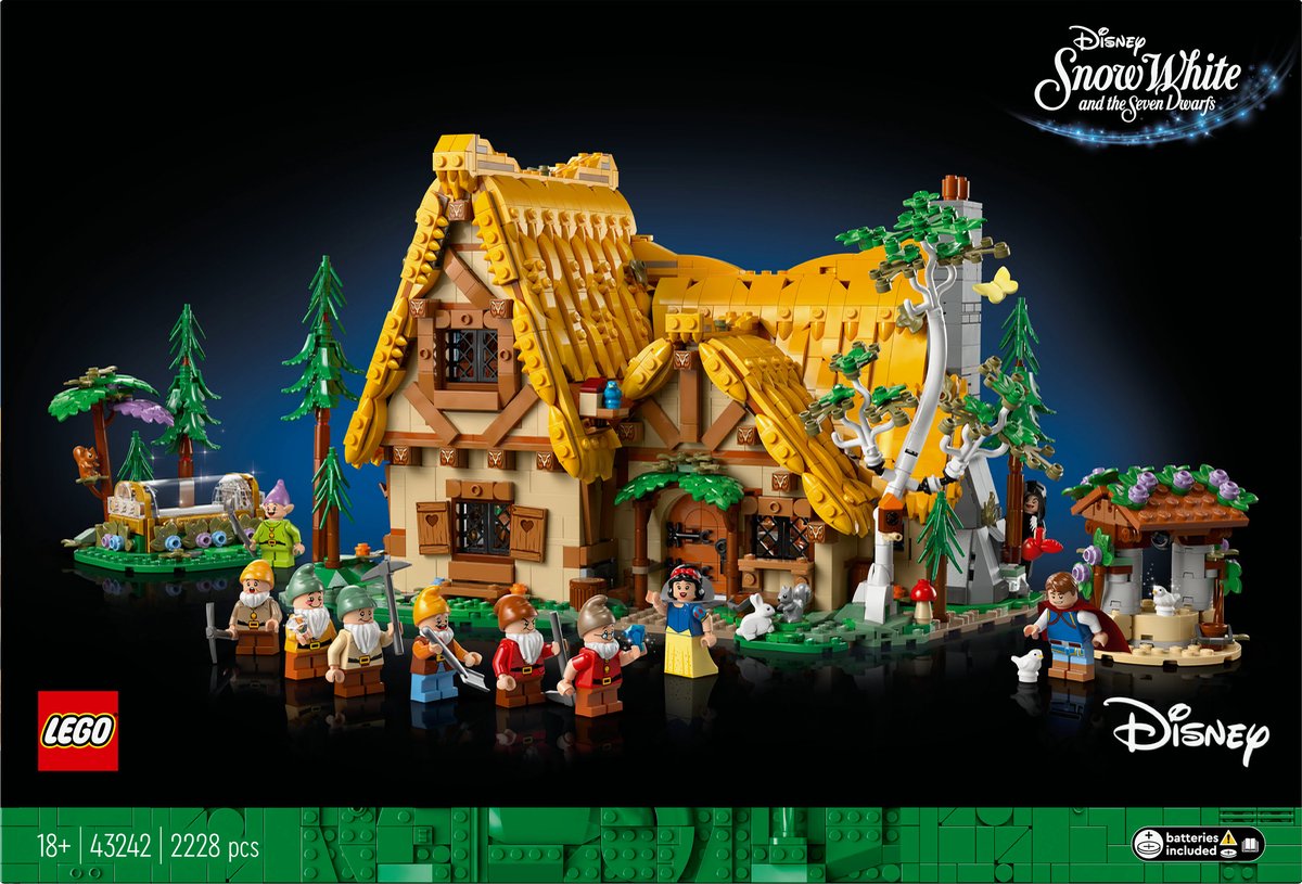 LEGO Disney Sneeuwwitje en de Zeven Dwergen Huis - 43242