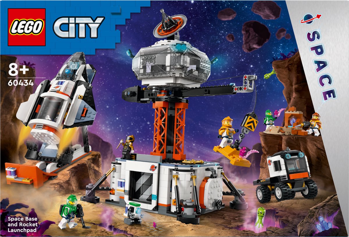 LEGO City Ruimtebasis en Lanceerraket - 60434