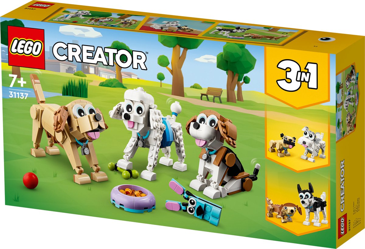 LEGO Creator 3-in-1 Schattige Hondenset - 31137
