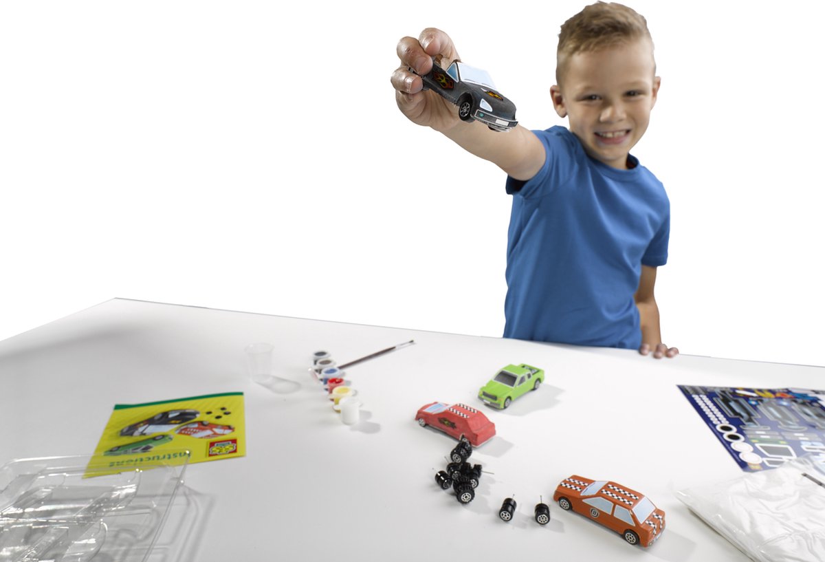 SES Creatief Giet- en Verfset - Auto's