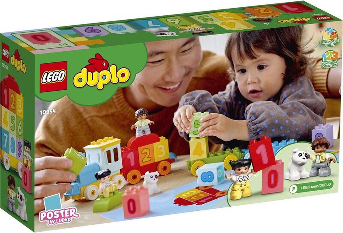 LEGO DUPLO Cijfer Trein met Speelblokken - 10954