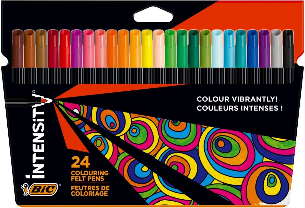 BIC Color Up Viltstiften Set van 24 Kleuren