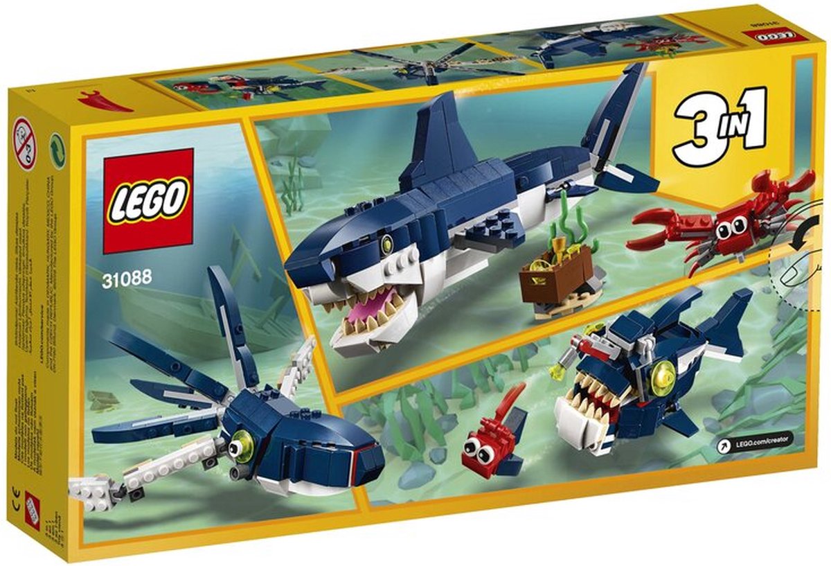 LEGO Creator 3-in-1 Onderwater Wezens - 31088
