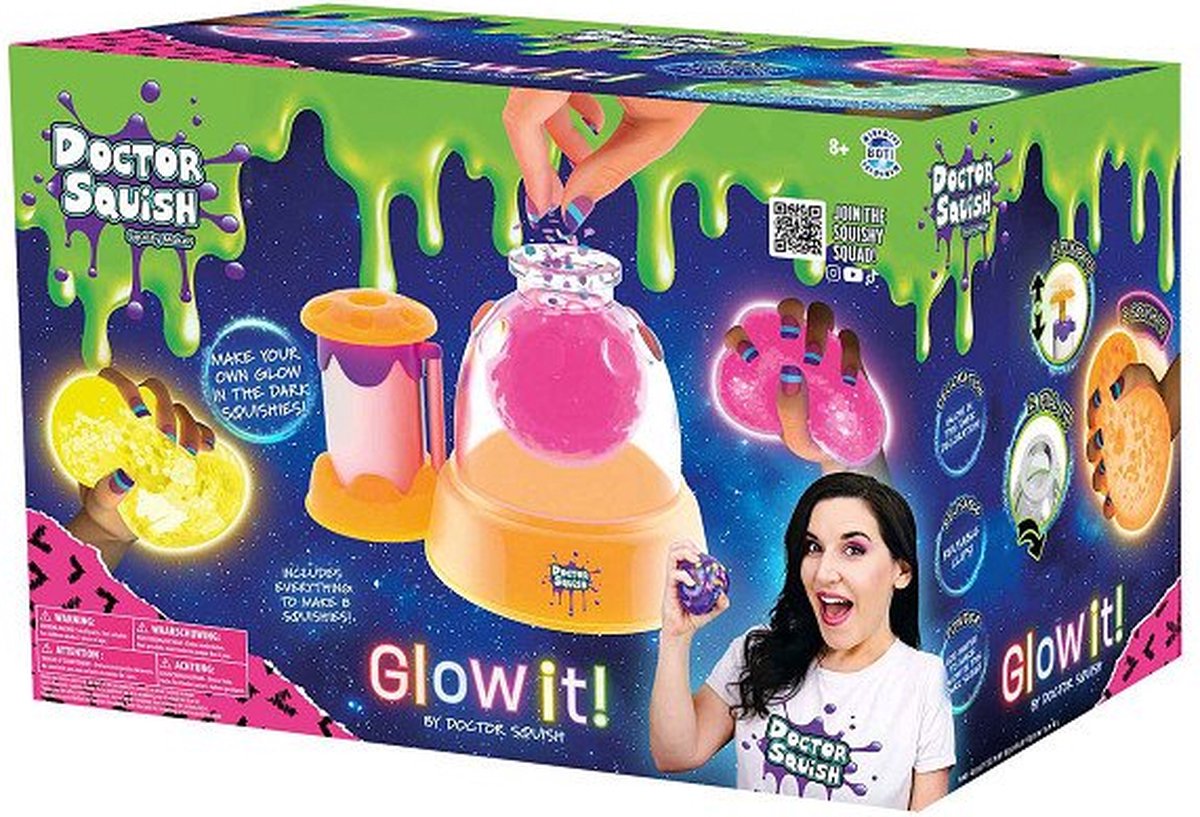 Doctor Squish Glow Brillen - Squishy Maker Set