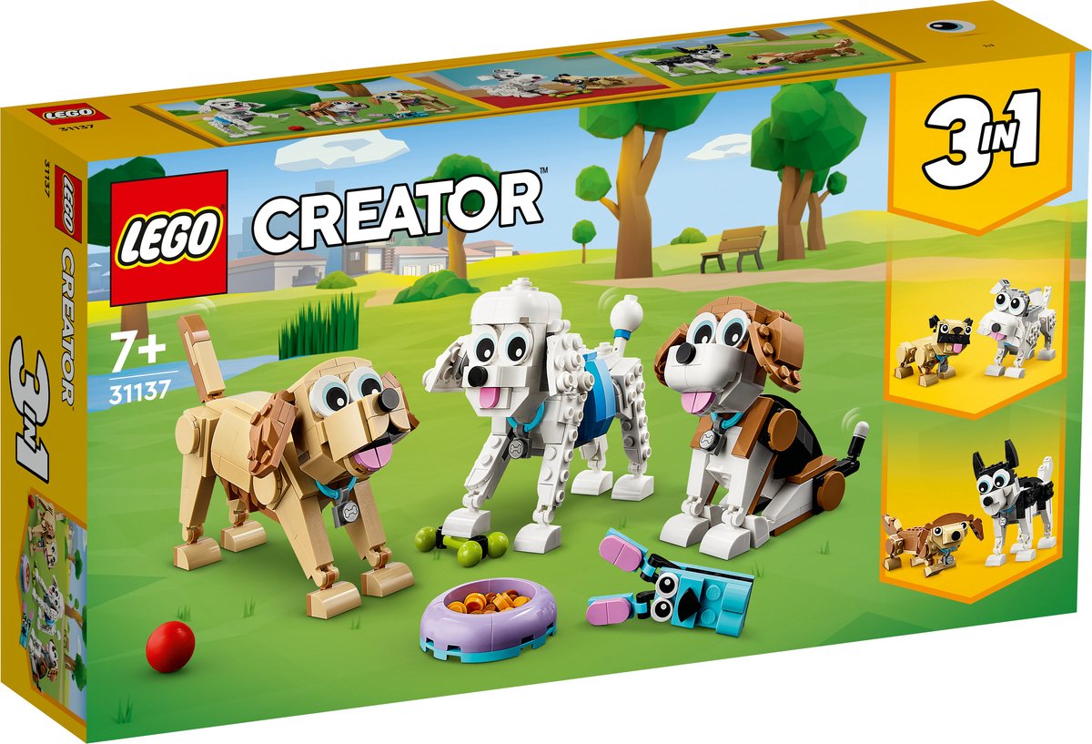 LEGO Creator 3-in-1 Schattige Hondenset - 31137