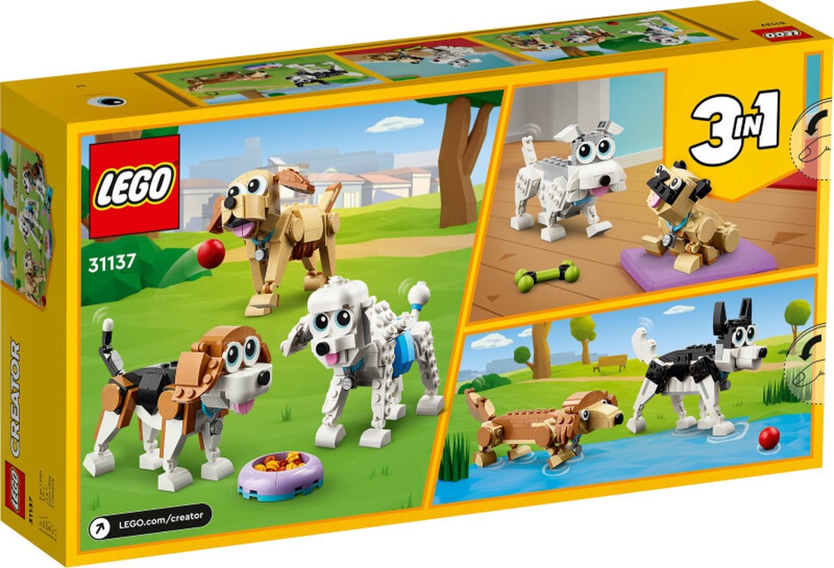 LEGO Creator 3-in-1 Schattige Hondenset - 31137