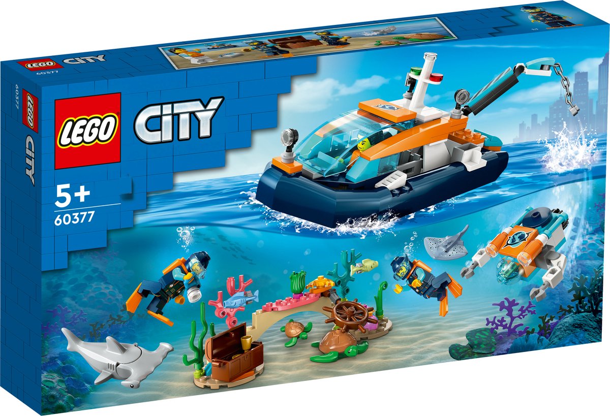 LEGO City Onderwater Avontuur met Onderzeeër - 60377