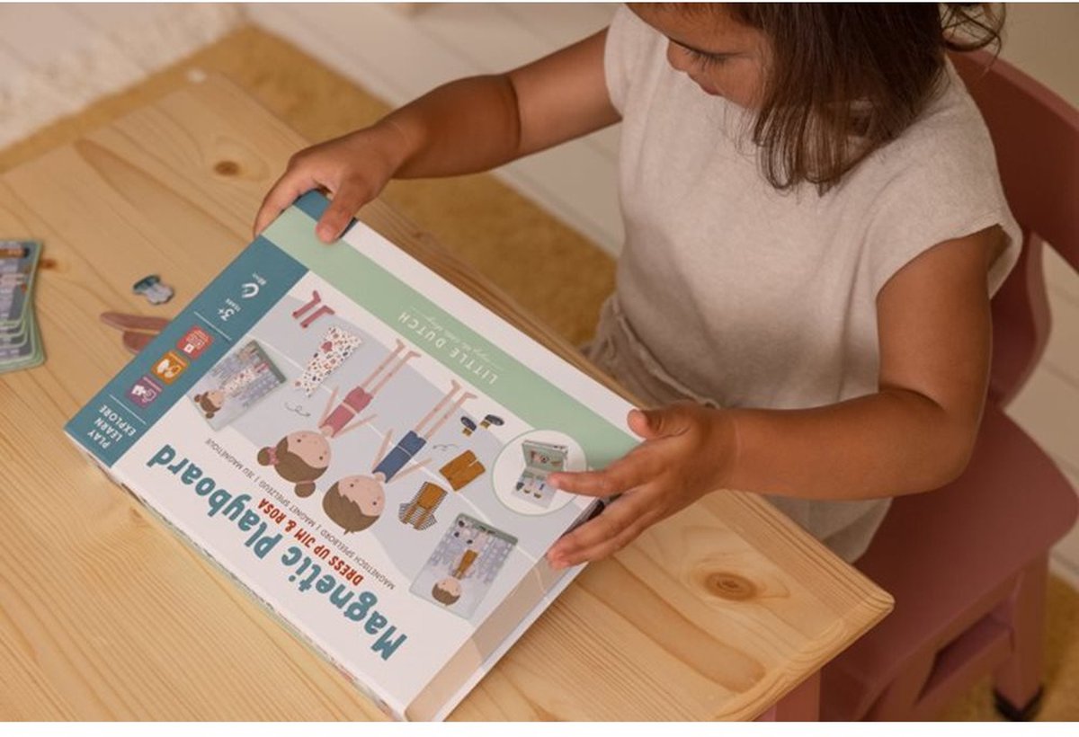 Little Dutch Magnetisch Speelbord Jim en Rosa Figuren Set