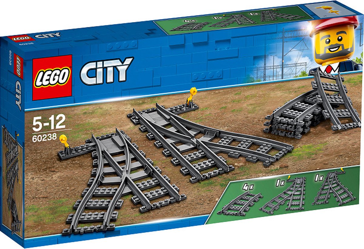 LEGO City Wissels voor Spoorbaan - 60238