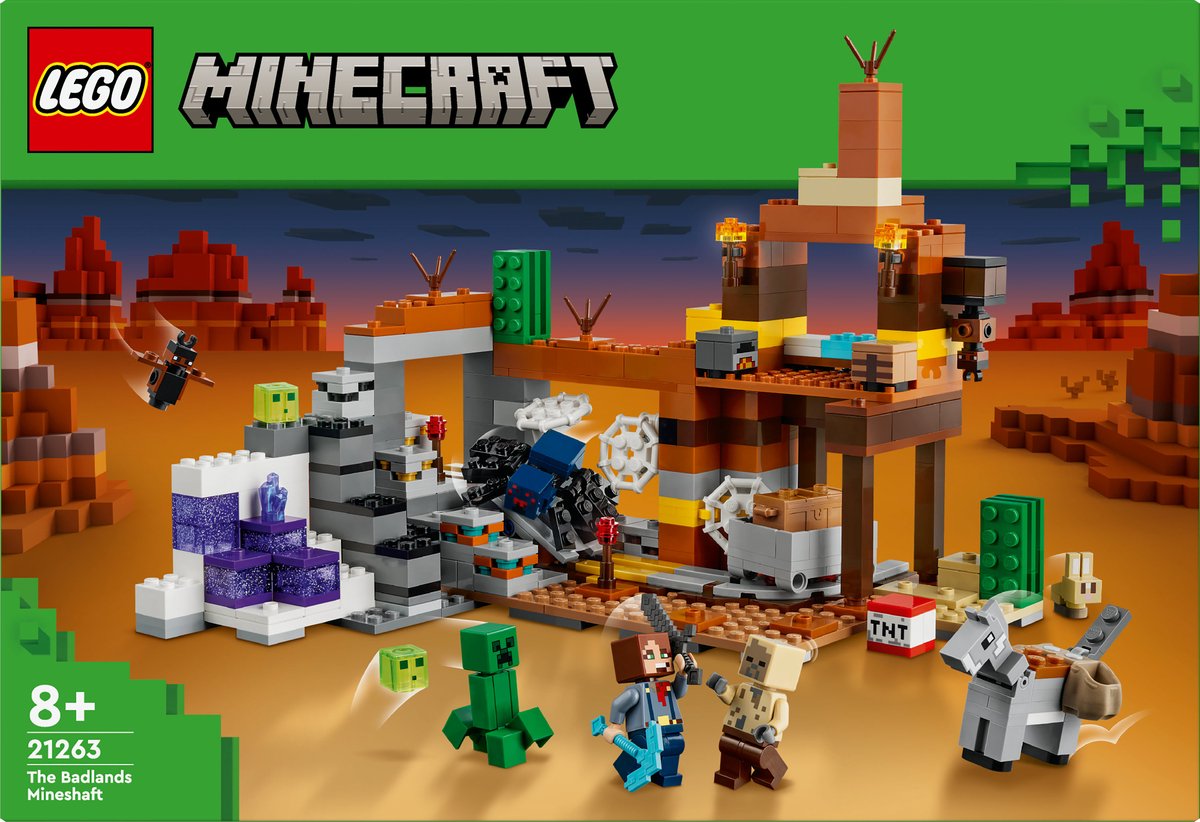LEGO Minecraft De Mijnschacht Avonturen - 21263