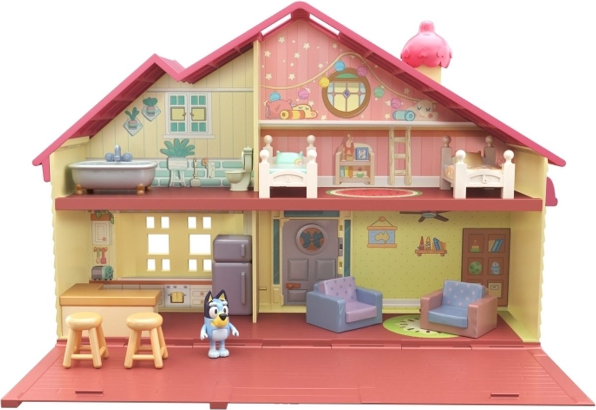 Moose Toys Bluey Maisonnette met 4 Kamers & Accessoires
