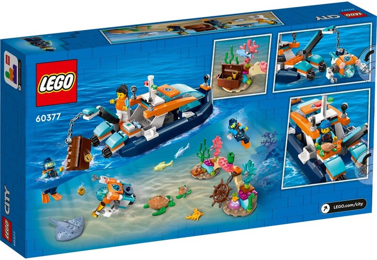LEGO City Onderwater Avontuur met Onderzeeër - 60377