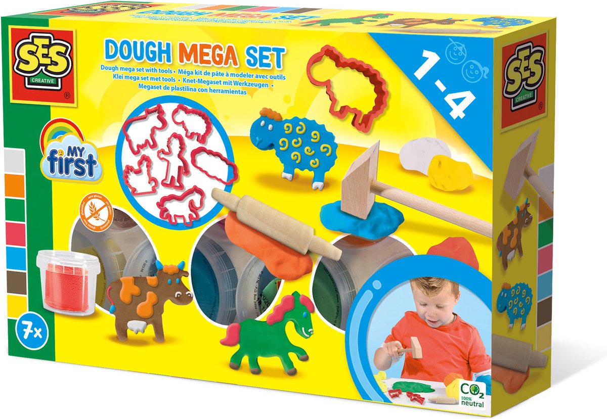 SES Creative My First Mega Klei Kit met Gereedschap