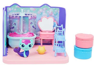 Gabby's Poppenhuis Primp & Pamper Badkamerset met Katfiguur