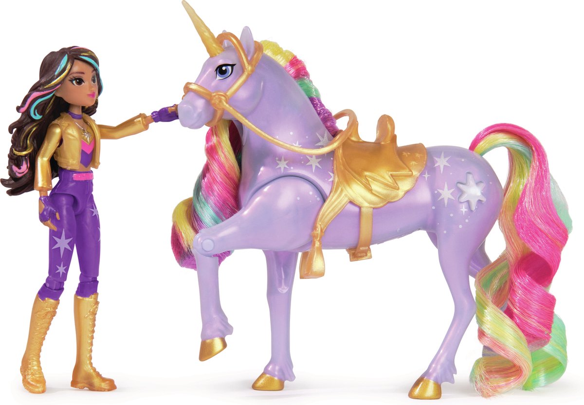 Unicorn Academy Sophia & Wildstar met Regenbooglicht