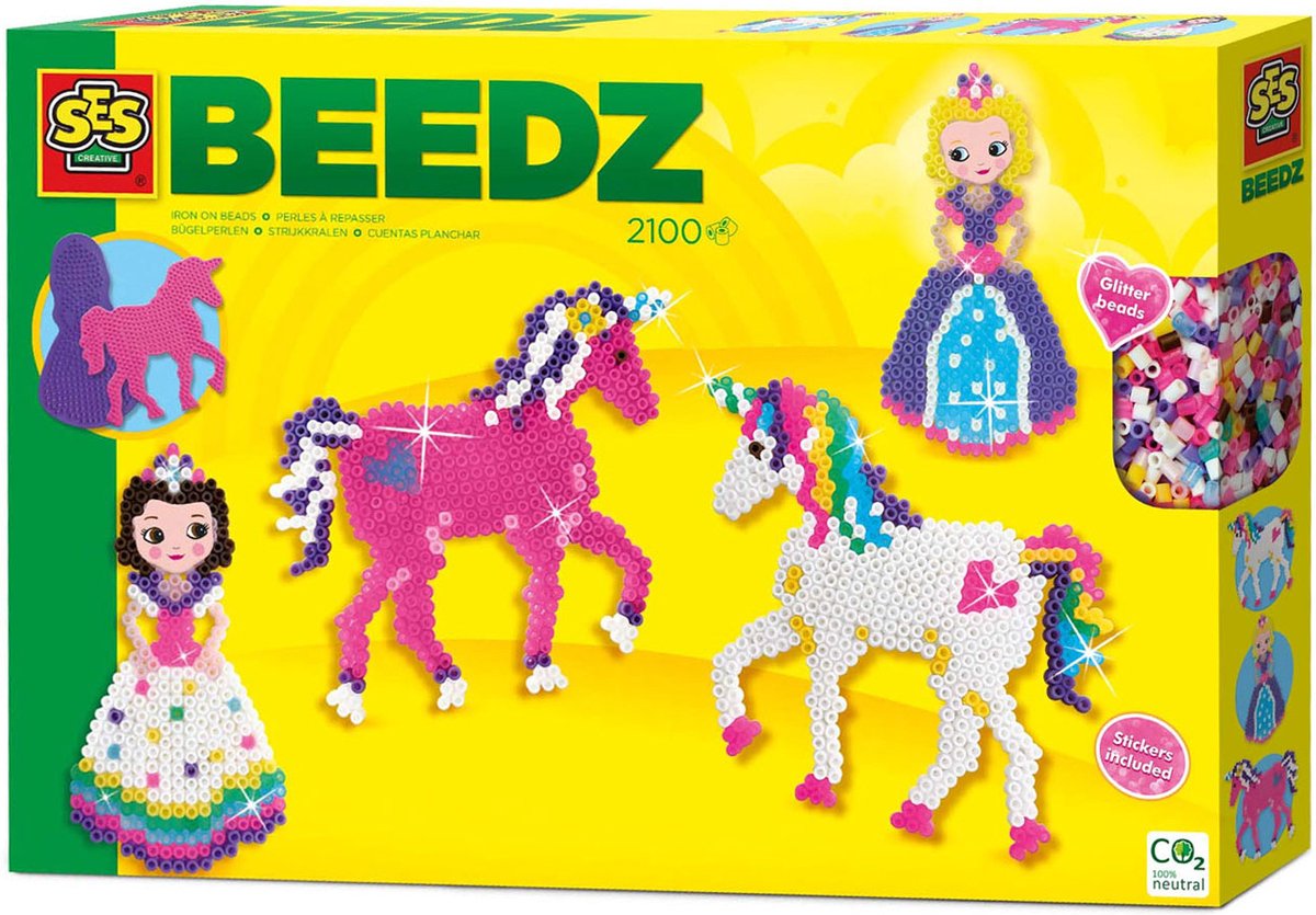 SES Beedz Strijkkralen Unicorn & Prinsessen Set