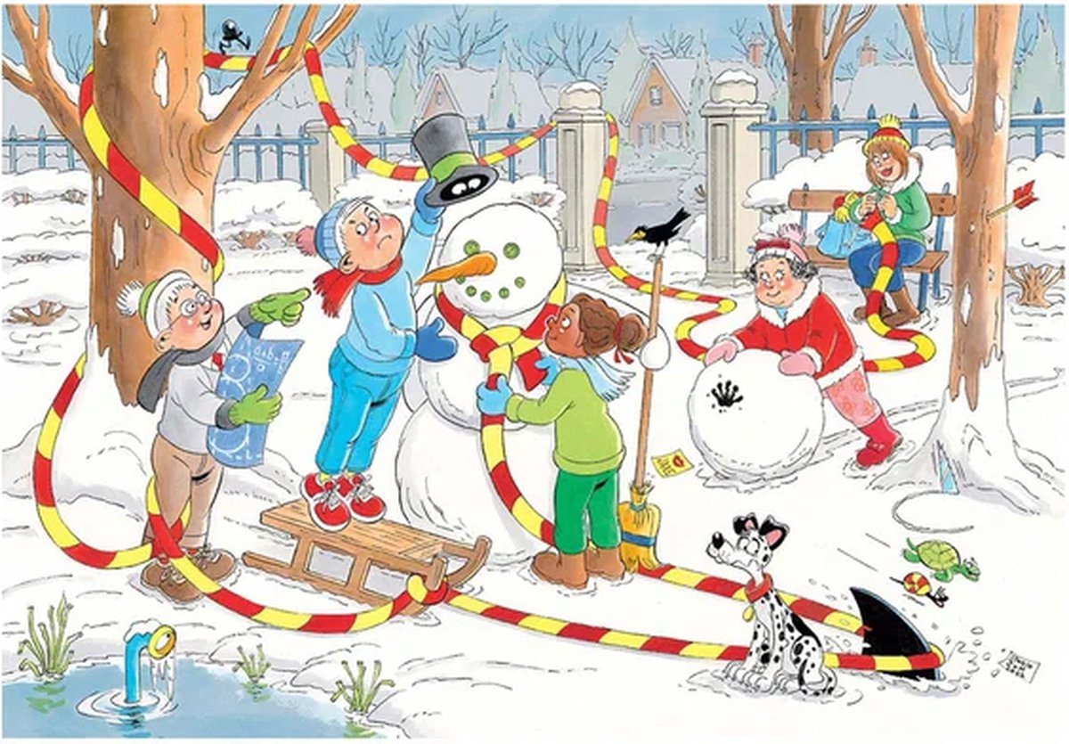 Jan van Haasteren Junior Sneeuwpop Puzzel 150 Stukjes