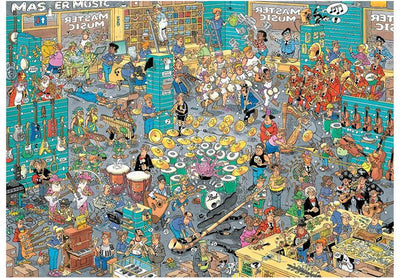 Jan van Haasteren Muziekwinkel & Vakantiepuzzels 2x1000 stukjes