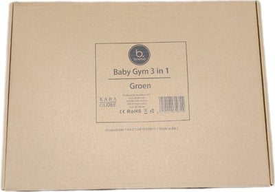 Buxibo 3-in-1 Baby & Peuter Gym met Muziek en Spiegel - Groen