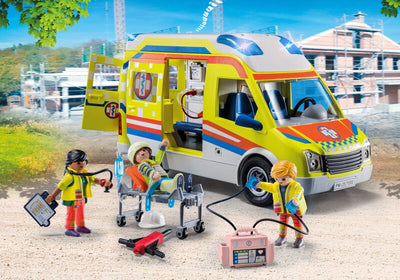 PLAYMOBIL City Life Ambulance met Licht & Geluid