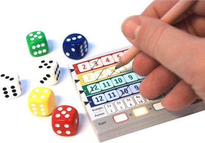 White Goblin Games Qwixx Dobbelspel voor Feestelijke Avonden