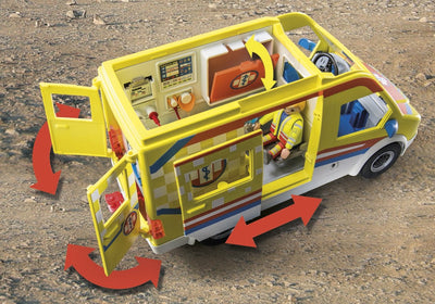 PLAYMOBIL City Life Ambulance met Licht & Geluid