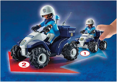PLAYMOBIL City Action Racepiloot met Quad - 71093