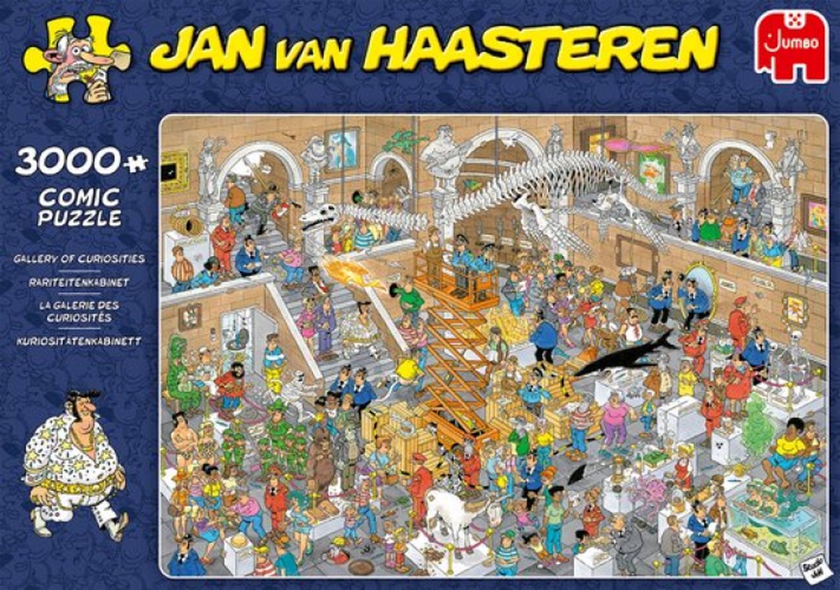 Jan van Haasteren 3000 Stukjes - Curiositeiten Galerij Puzzel