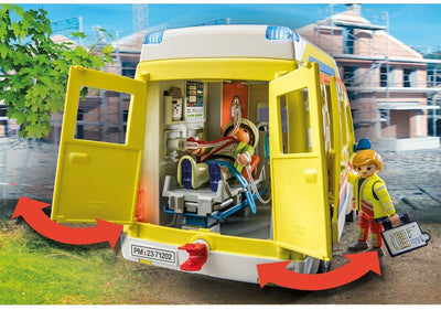 PLAYMOBIL City Life Ambulance met Licht & Geluid