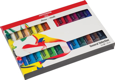 Amsterdam Acrylaatverf Set 24 Tubes 20ml