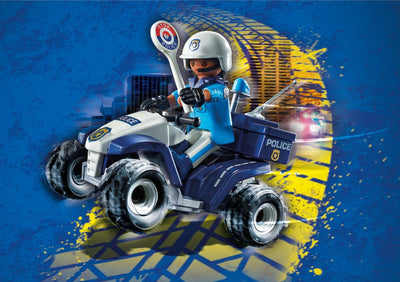 PLAYMOBIL City Action Racepiloot met Quad - 71093