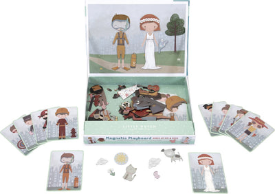 Little Dutch Magnetisch Speelbord Jim en Rosa Figuren Set